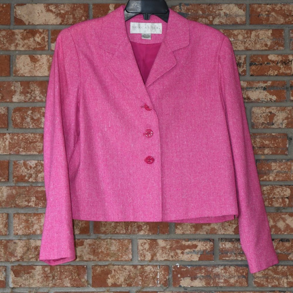 Doncaster Pink Silk Blazer
